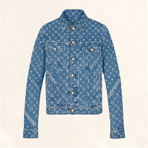 lv supreme denim|supreme louis vuitton collection.